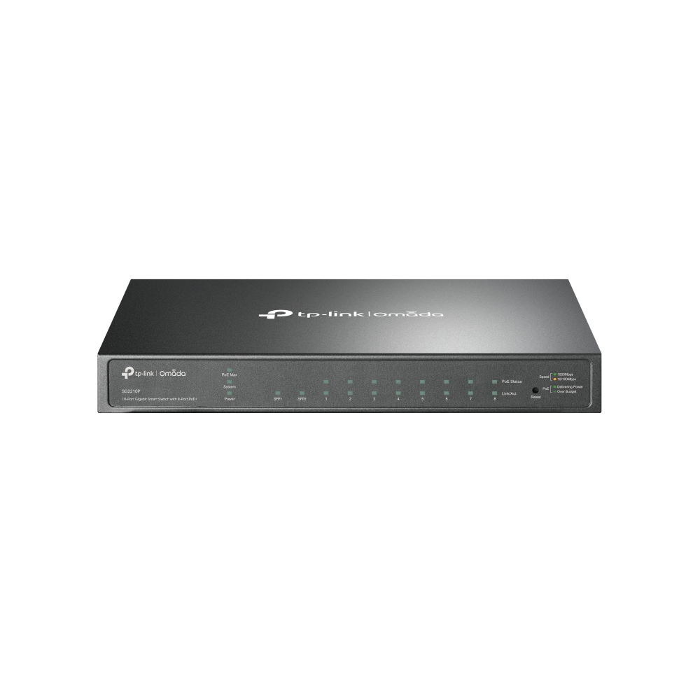 Gigabit Smart Switch 8-port Poe