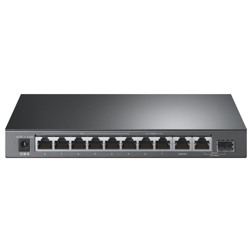 Desktop Switch Tl-sg1210pp 10-port 10/100/1000mbps With 6-port Poe+ And 2-port Poe++