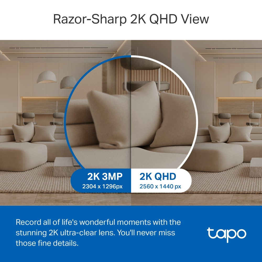Camera Pan Tilt Home Tapo C220