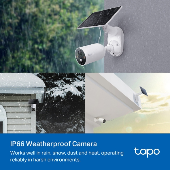 Security Camera System Tapo-c425 With Solar Powered