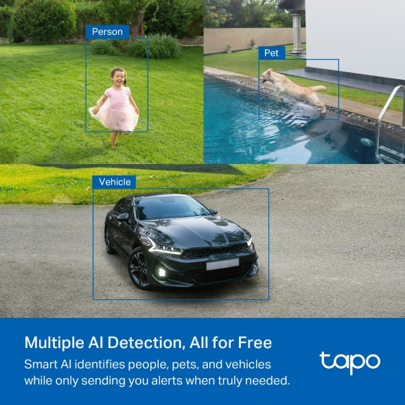 Security Camera System Tapo-c425 With Solar Powered