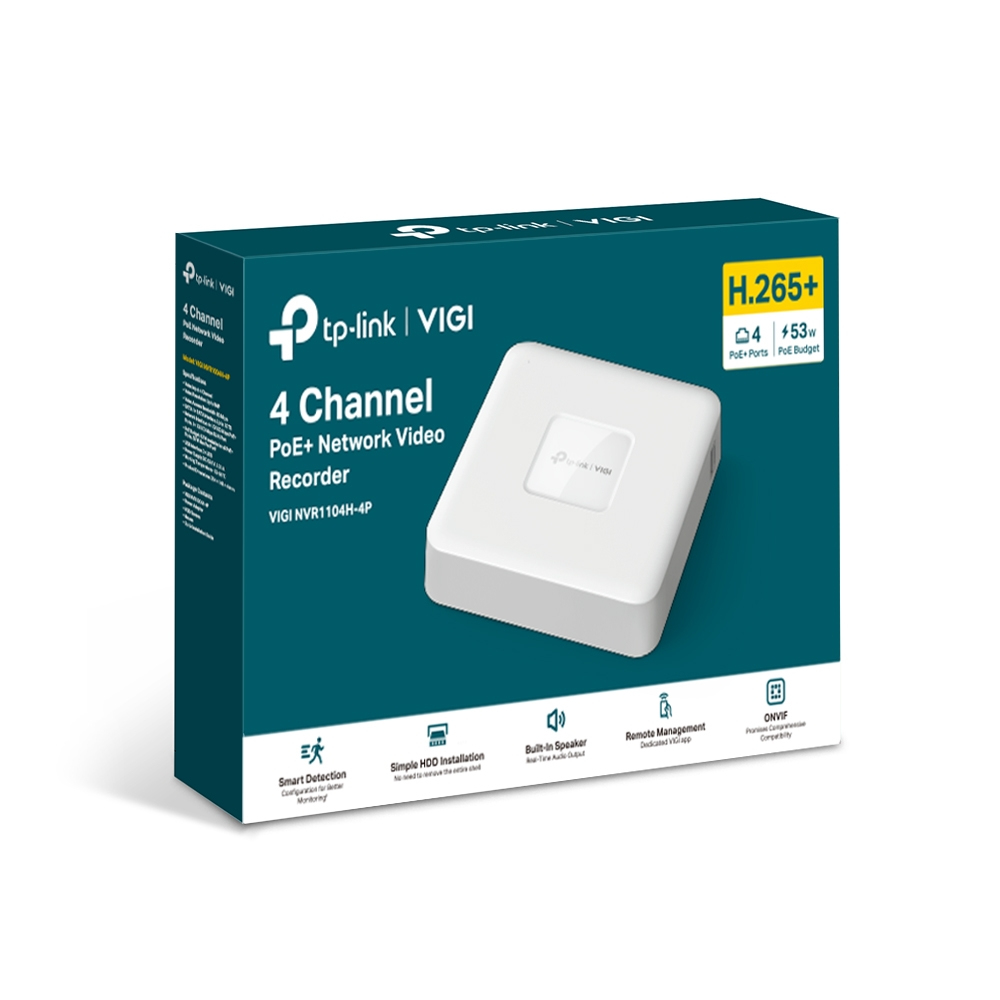 Network Video Recorder Vigi Nvr1104h-4p Poe