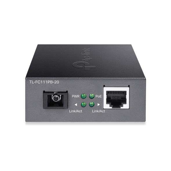 Tl-fc111pb-20 10/100mbps Wdm Media Converter With 1-port Poe