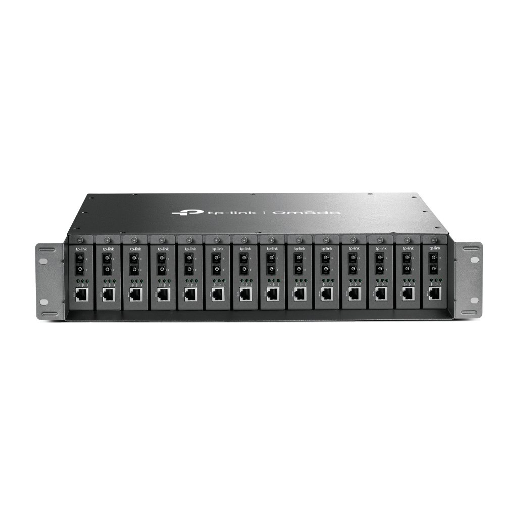 Unmanaged Media Converter Chassis 14-slot