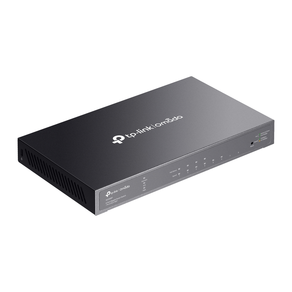 Jetstream Tl-sg2008p 8-port Gigabit Smart Switch With 4-port Poe+
