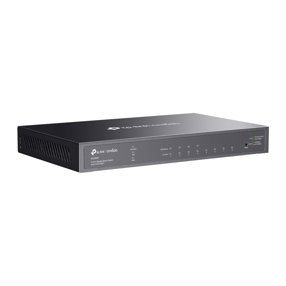 Jetstream Tl-sg2008p 8-port Gigabit Smart Switch With 4-port Poe+