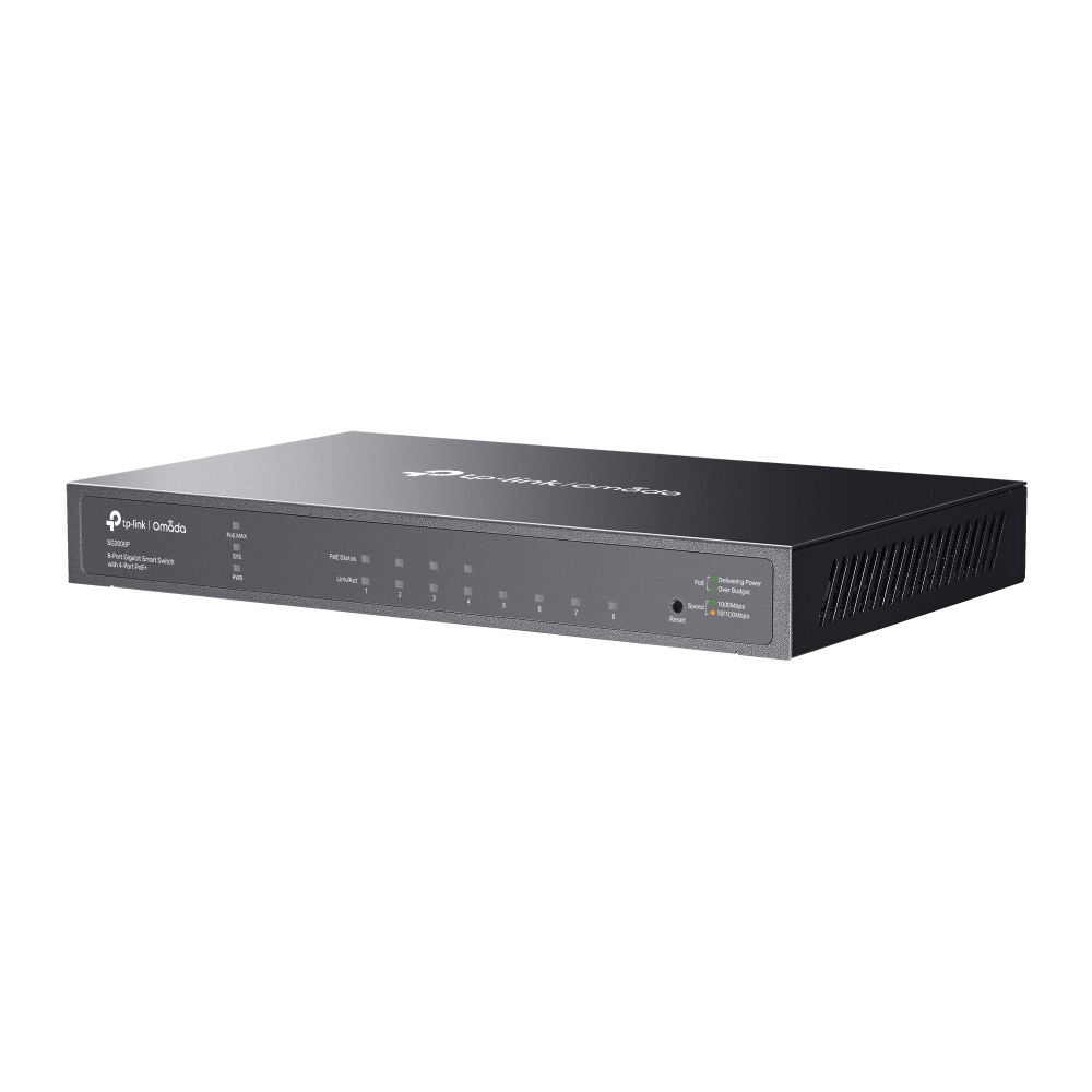 Jetstream Tl-sg2008p 8-port Gigabit Smart Switch With 4-port Poe+