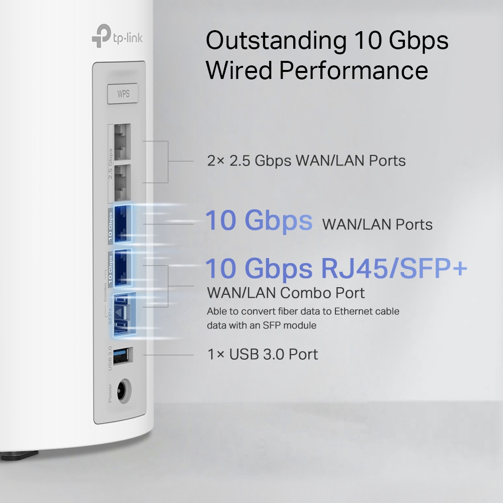 Deco Be85-2 - Whole Home Wi-Fi 7 Mesh System Be22000 - 2 Pack