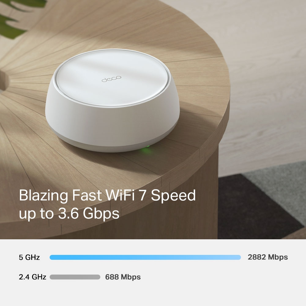 Deco Be25 - Whole Home Wi-Fi 7 Mesh System Be3600 - 3 Pack