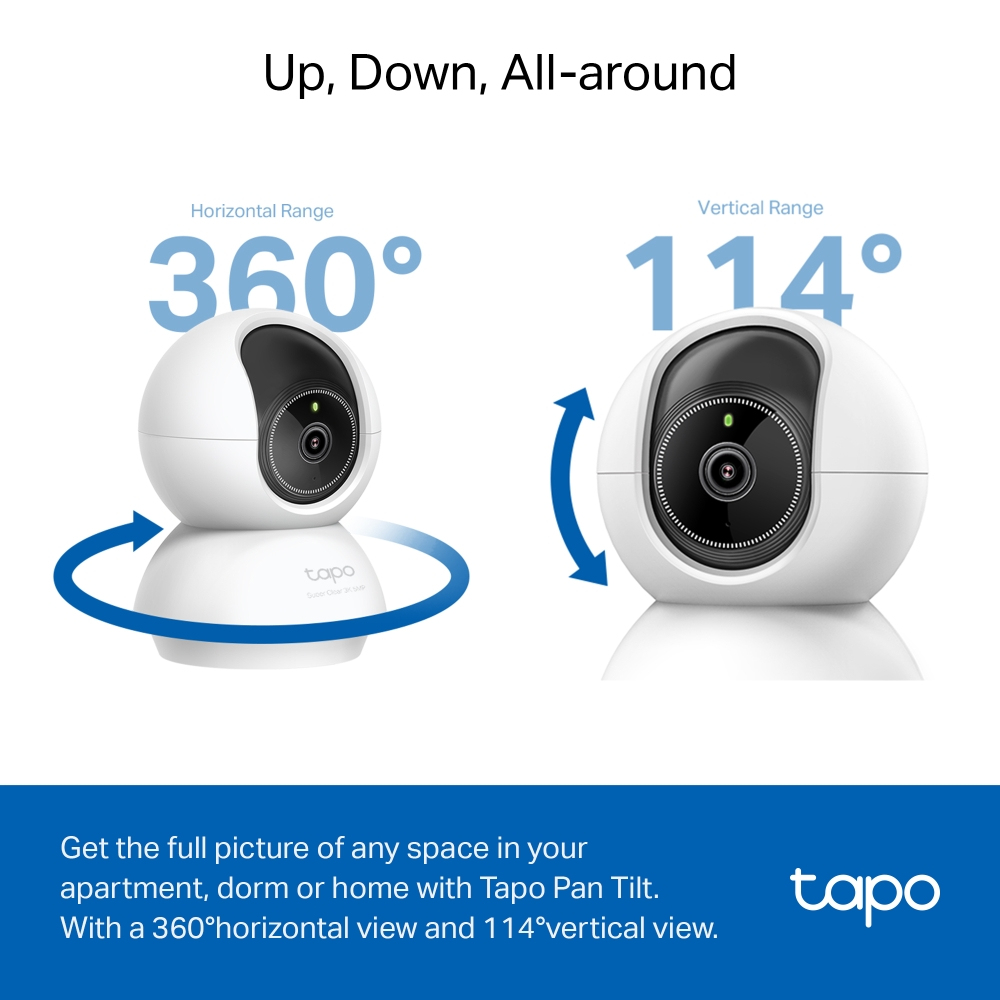 Camera Pan Tilt Home Tapo C230