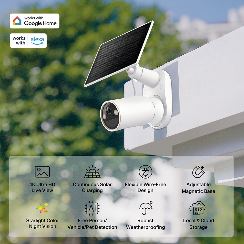 Camera Pan Tilt Home Tapo C460 Kit