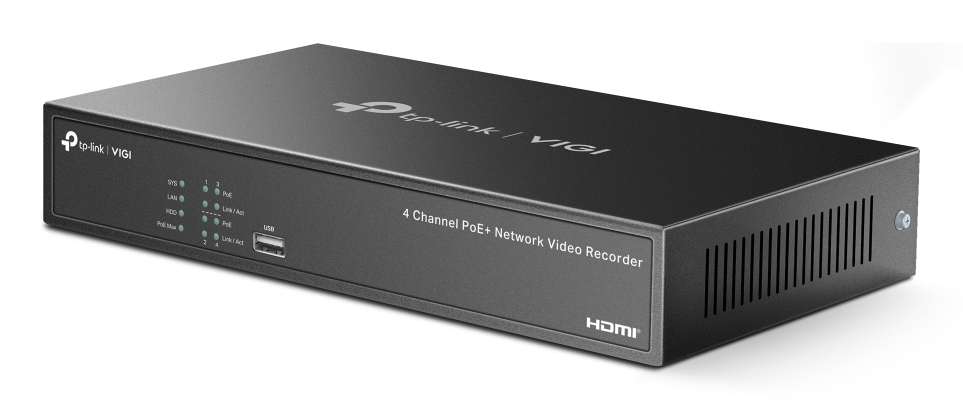 Network Video Recorder Vigi Nvr1004h-4p 4ch Poe+
