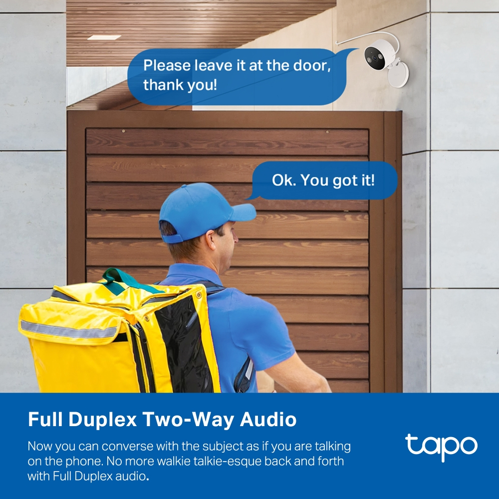 Camera Pan Tilt Home Indoor / Outdoor Tapo C120