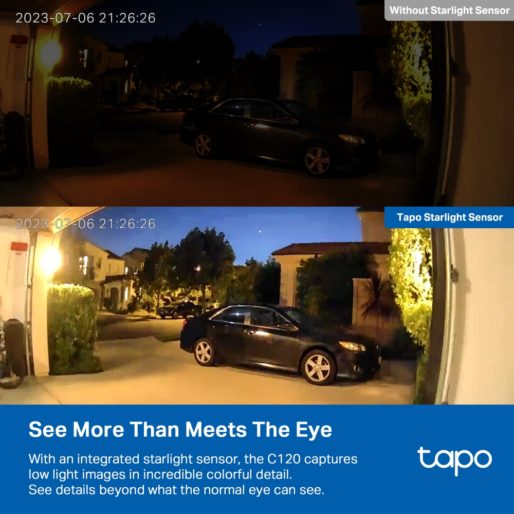 Camera Pan Tilt Home Indoor / Outdoor Tapo C120