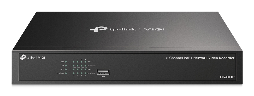 Network Video Recorder Vigi Nvr1008h-8p 8ch Poe+