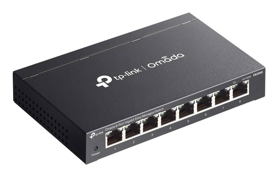 Switch Omada Es208g 8-port Gigabit Easy Managed