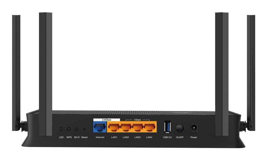 Wireless Wi-Fi 7 Router Be3600 Archer Be230 Dual Band Black