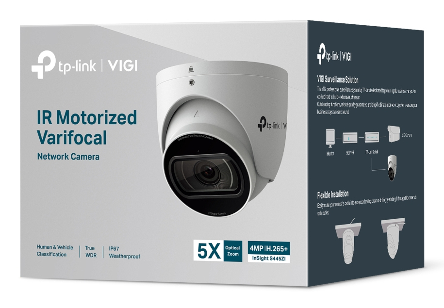 Network Camera Insight S445zi Vigi 4 Mpix Ir Motorized Varifocal Turret
