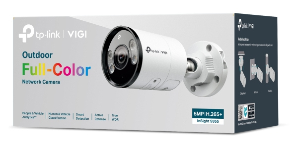 Network Camera Insight S355 Vigi 5 Mpix Full-color Bullet With 6mm Lens