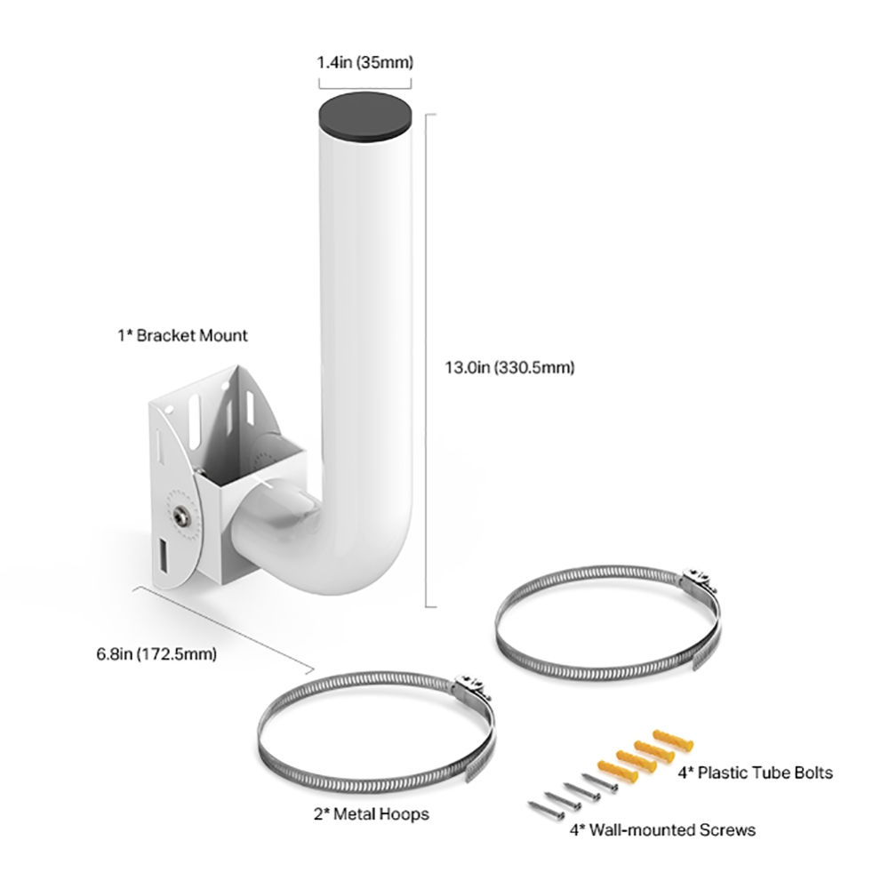 Tl-apm200 Pole / Wall Mount Kit For Outdoor Access Point