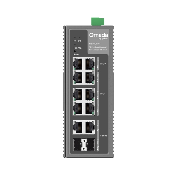 Switch Omada Ies210gpp 10 -port Gigabit Industrial Easy Managed