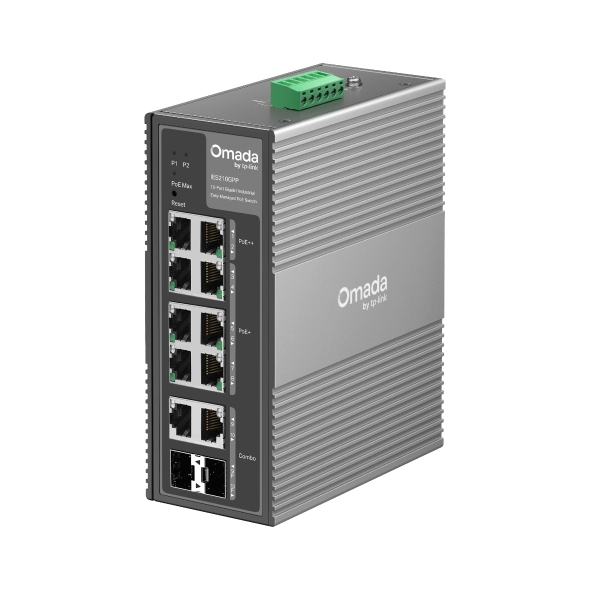 Switch Omada Ies210gpp 10 -port Gigabit Industrial Easy Managed