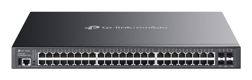 Switch Omada Sg5452xmpp 48-port Gigabit Stackable Lite L3 Managed Poe++ With 4z 10g Slots
