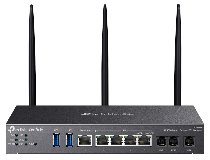 Switch Omada Dr3220v-4g Ax3000 Wi-Fi 6 Gigabit Desktop Dsl