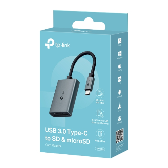 USB 3.0 USB-c To 3.0 Card Reader