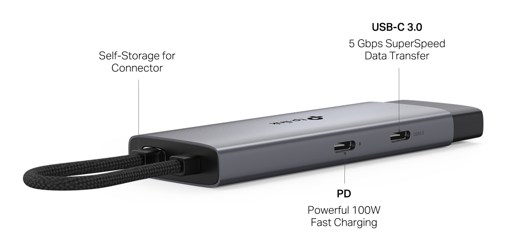 Hub Uh5020c 5in1 USB-c 100w