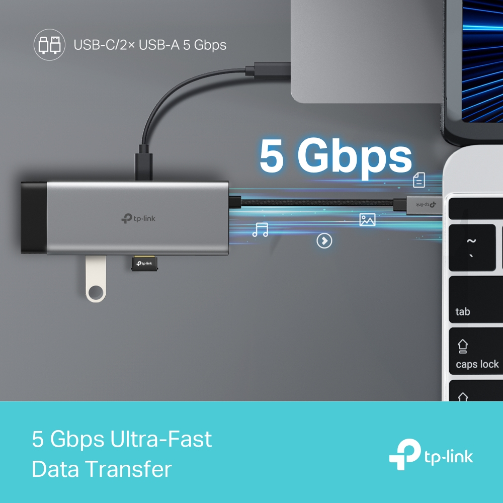 Hub Uh5020c 5in1 USB-c 100w