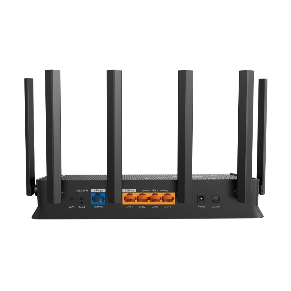 Wireless Wi-Fi 7 Router Be400 Archer Be6500 Dual Band Black