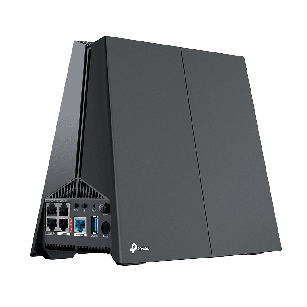Wireless Wi-Fi 7 Router Be9300 Archer Ge550 Tri Band Black