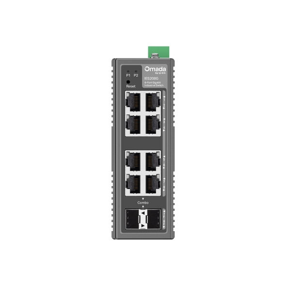 Switch Omada Ies208g 8-port Gigabit Industrial Easy Managed