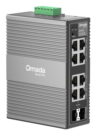 Switch Omada Ies208g 8-port Gigabit Industrial Easy Managed