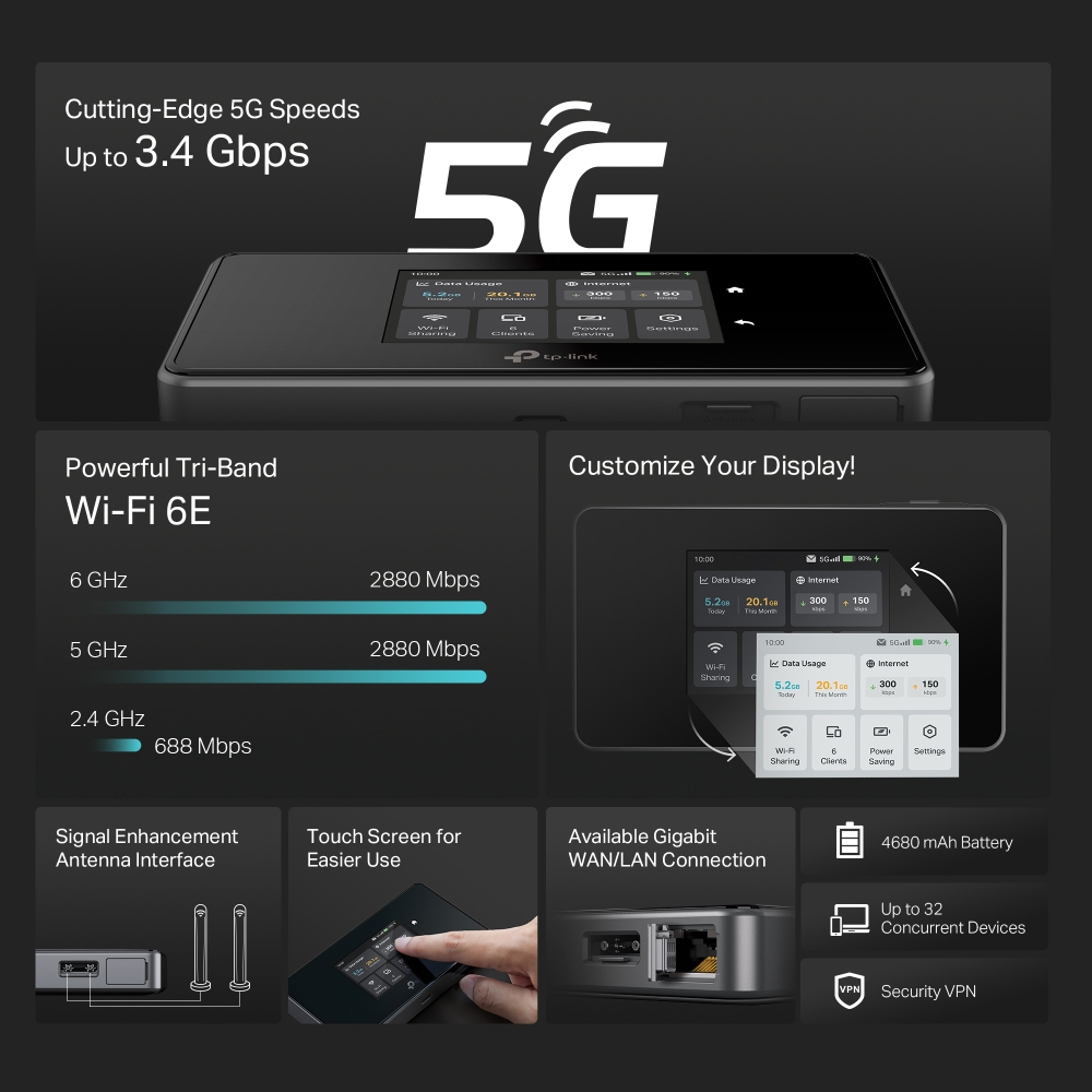 Mobile Router Wi-Fi M8550 5g