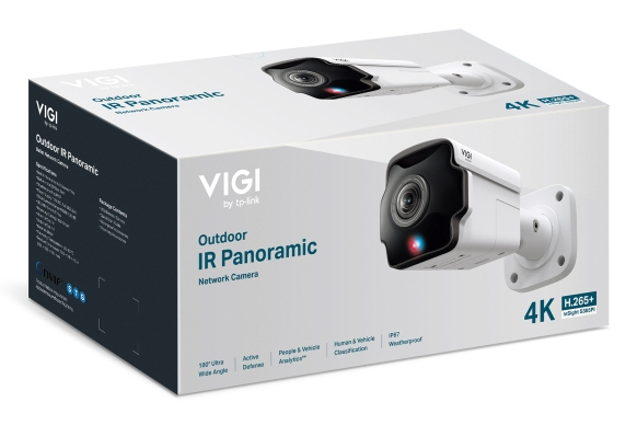 Network Camera Insight S385pi Vigi 8 Mpix Outdoor Ir Panoramic Bullet