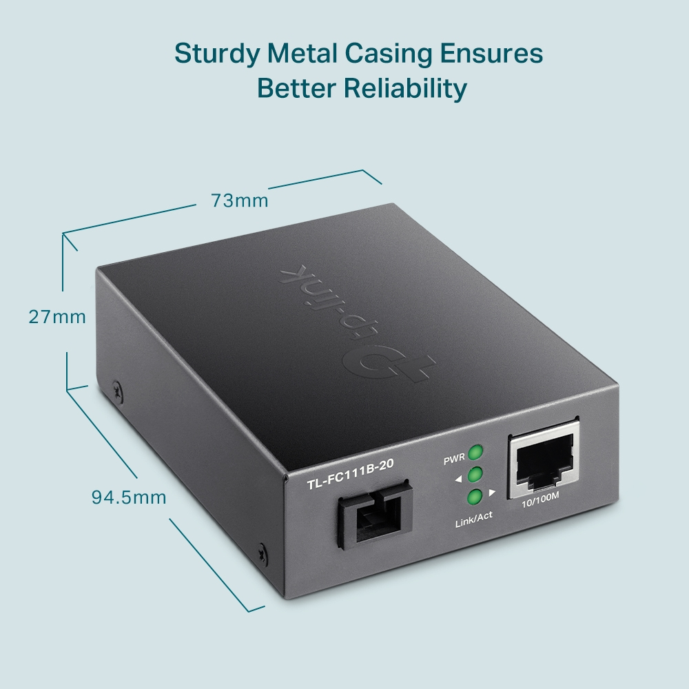 Tl-fc111b-20 10/100 Mbps Wdm Media Converter