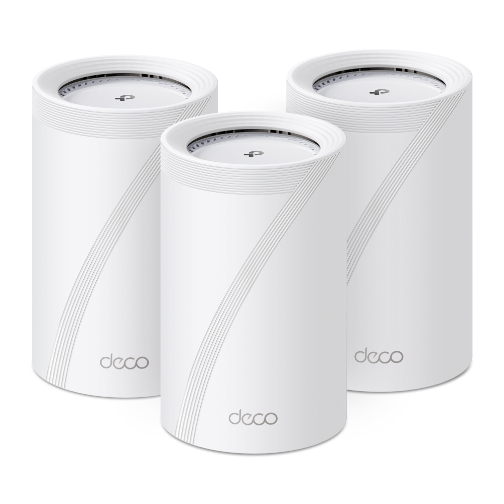 Whole Home Mesh Wi-Fi 7 System - Be14000 - Deco Be68 - 3 Satellites