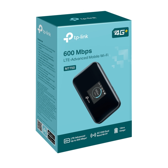Lte-advanced Mobile Wi-Fi Modem M7750 4g Black