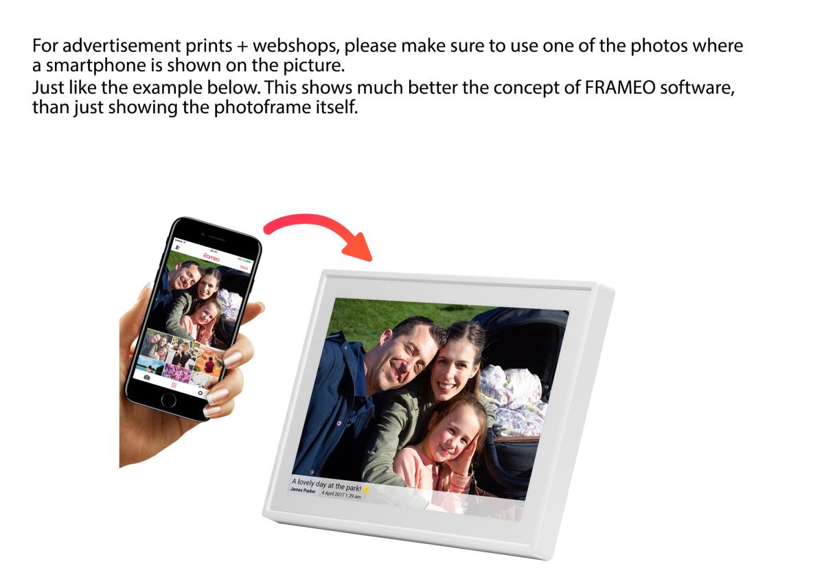 Digital Photo Frame Pff-710 7in White