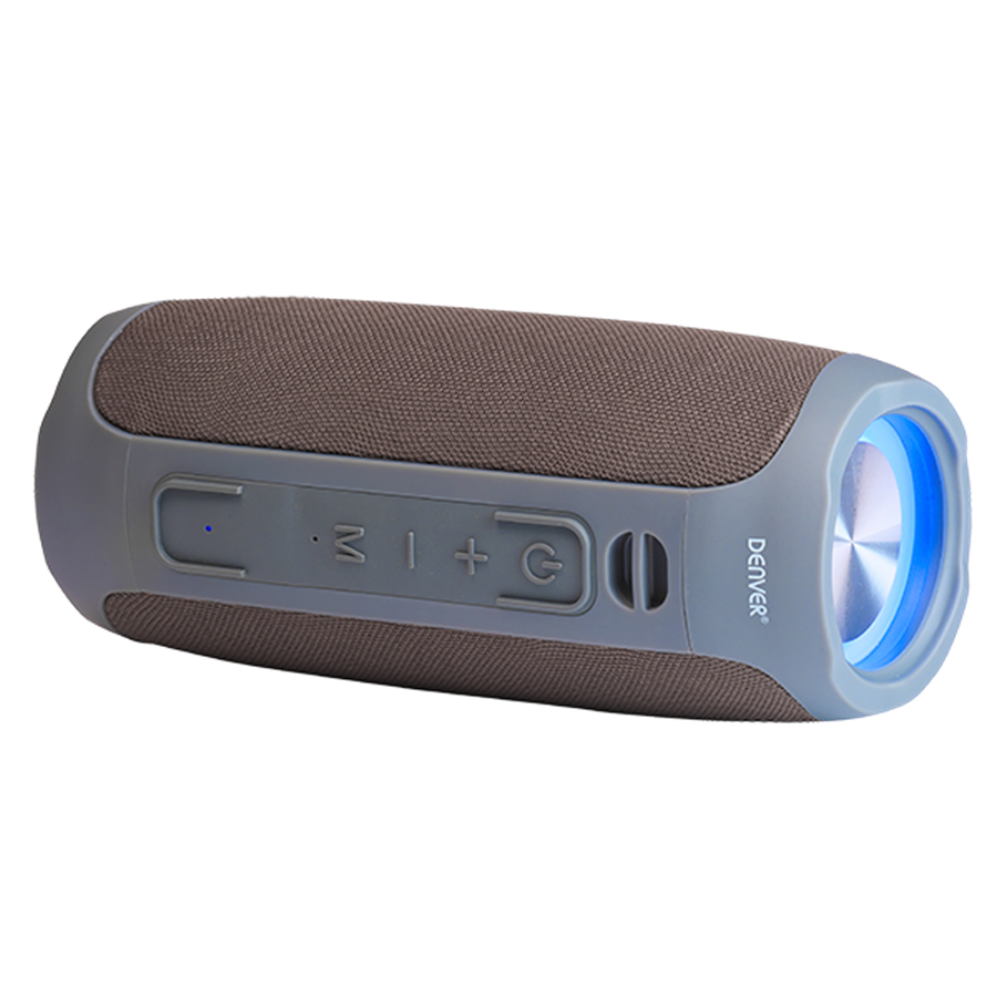 Speaker - Btv-220 - Wireless Bluetooth - 16w Rms - Grey With Rechargeable Battery Built-in