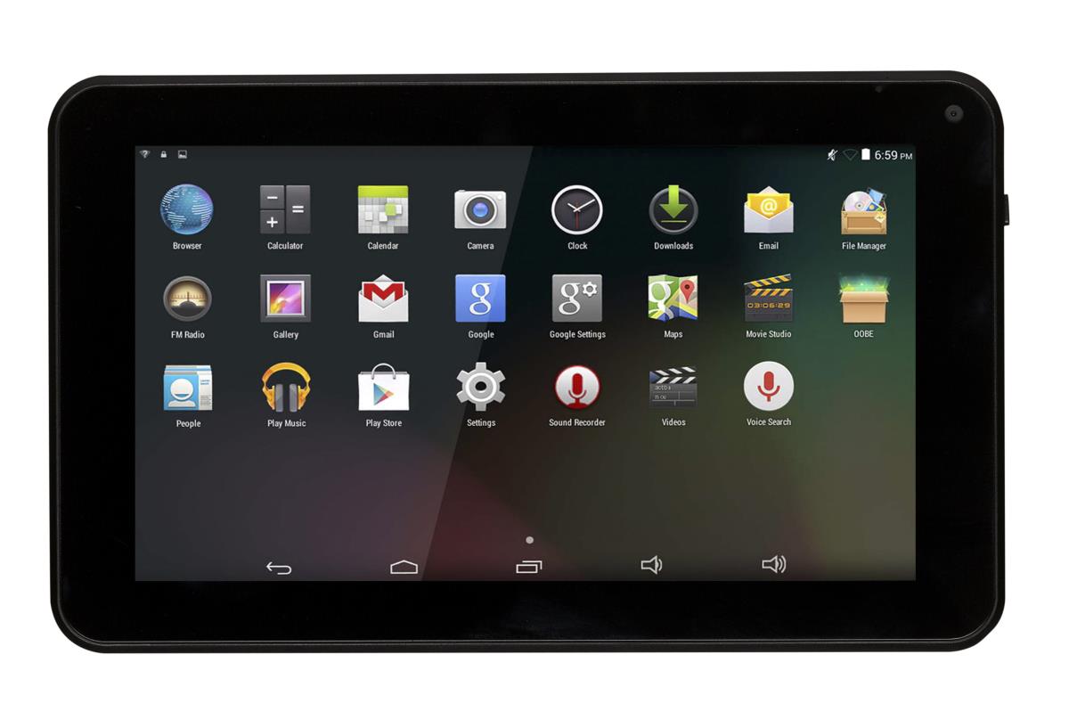 Tablet Taq-70333 Black - 7in - Quad Core - 1GB Ram - 16GB SSD - Android 8.1go