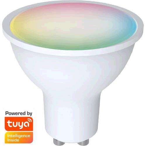 Gu10 Wi-Fi Light Bulb RGB Tuya Compatible And Google Assitant / Amazon Alexa