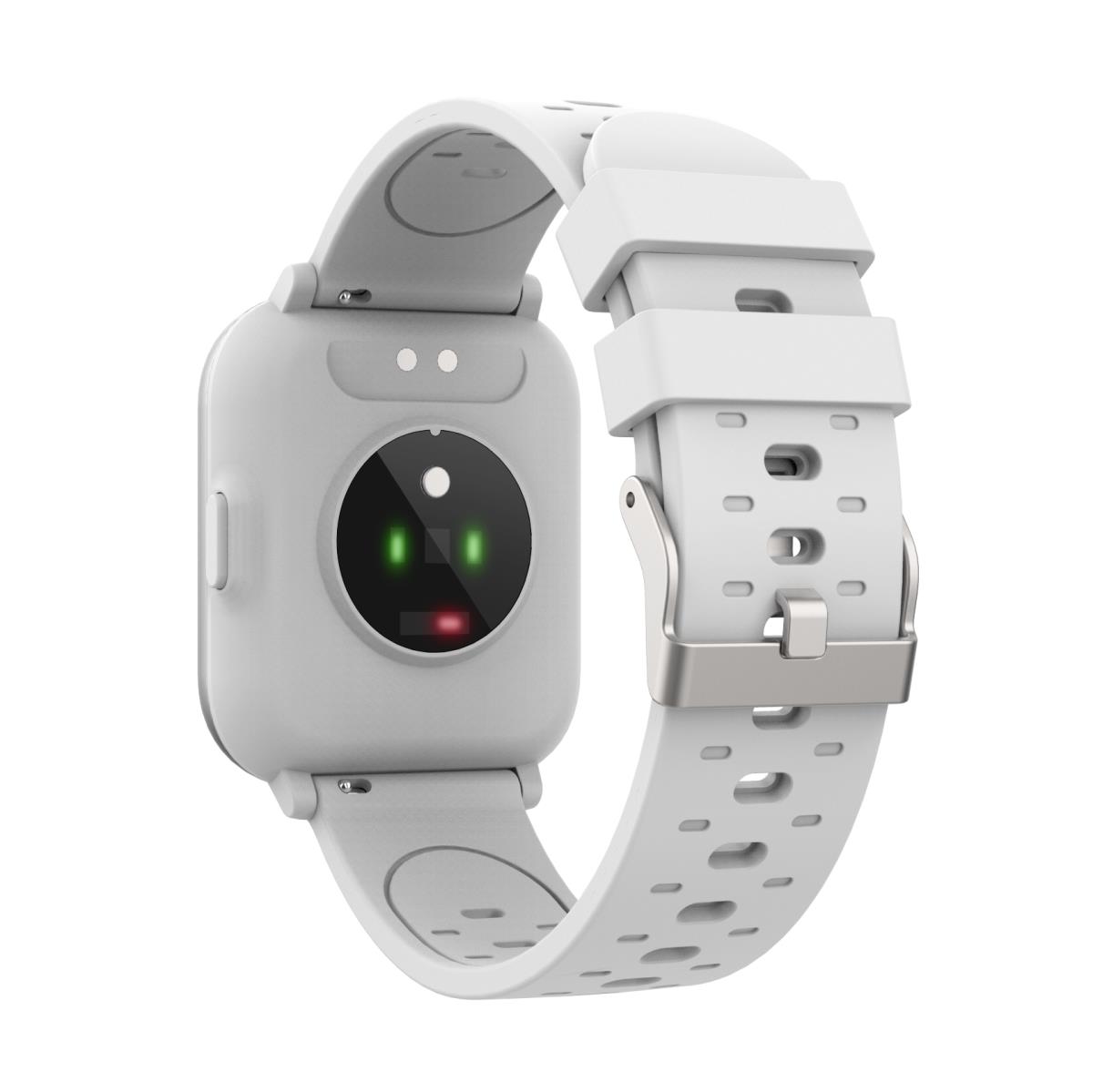 Smartwatch Sw-164 Bluetooth With Body Temperature, Blood Oxygen And  Heartrate Sensor White