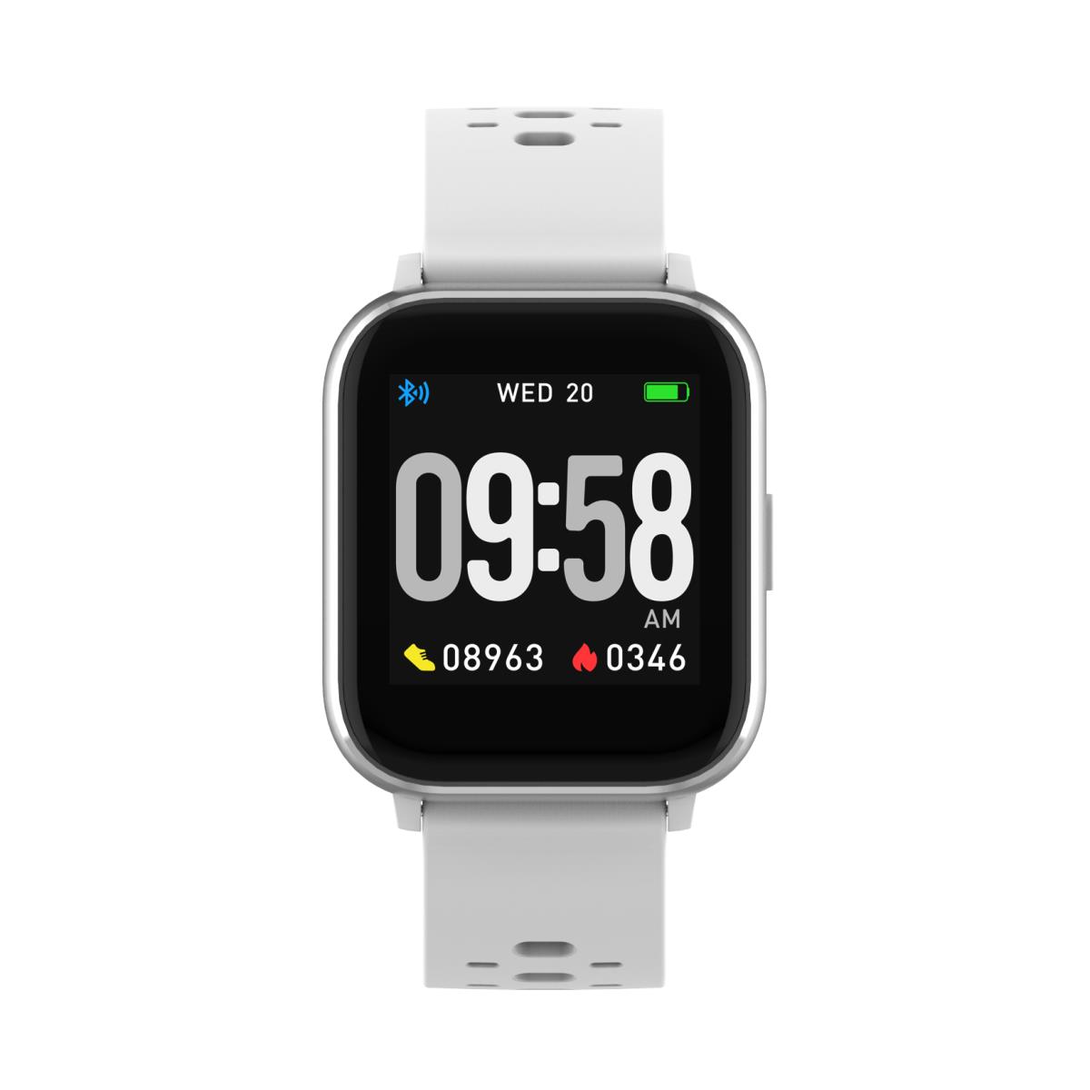 Smartwatch Sw-164 Bluetooth With Body Temperature, Blood Oxygen And  Heartrate Sensor White