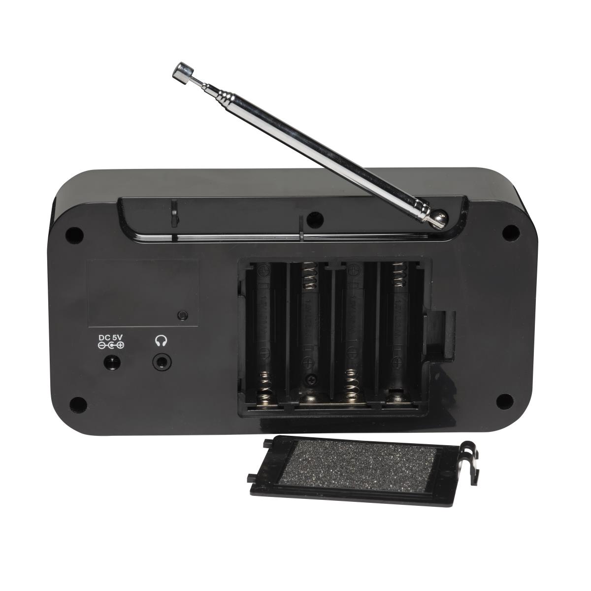 Dab-42 Dab+ Digital Radio With Clock And Alarm Function Black