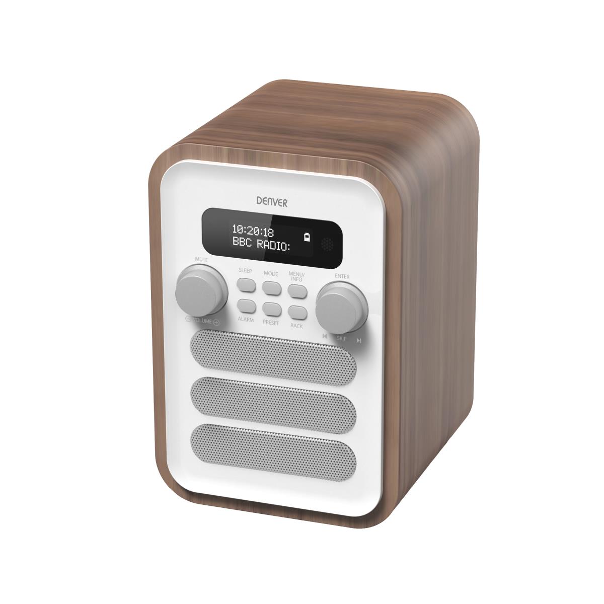 Dab-48 Dab+ Radio With Built-in Fm Radio And Bluetooth Function White