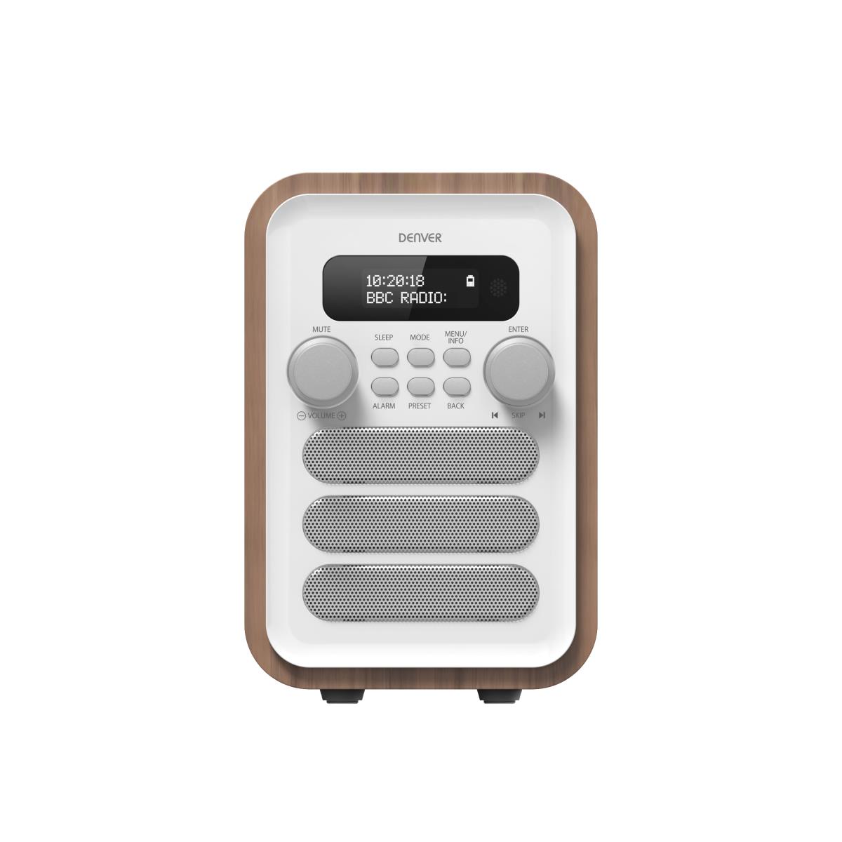 Dab-48 Dab+ Radio With Built-in Fm Radio And Bluetooth Function White