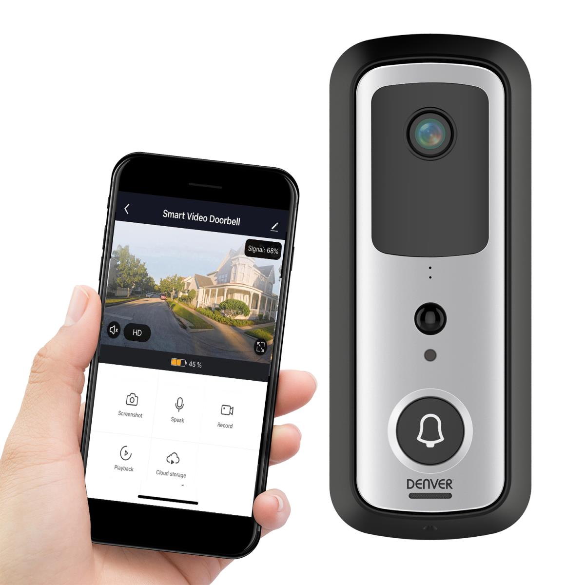Smart Video Doorbell Shv-120 With Wi-Fi Function